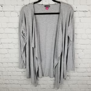 VINCE CAMUTO | stretch waterfall open cardigan